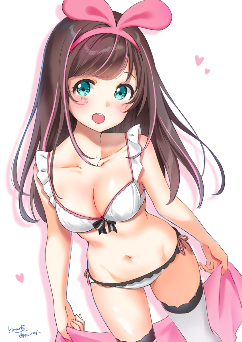 kizuna ai (kizuna ai inc.) drawn by kinako_(shiratama_mochi)