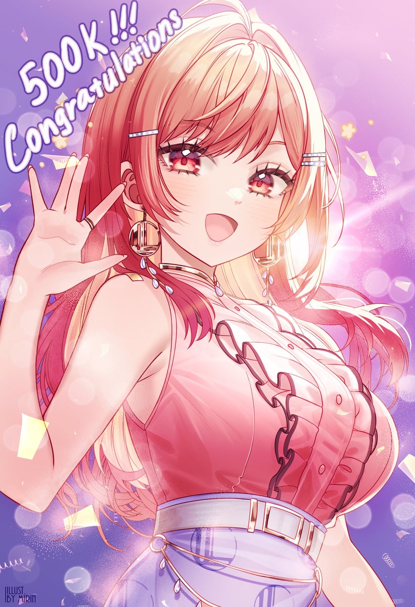 ichijou ririka (hololive and 1 more) drawn by by_mirin