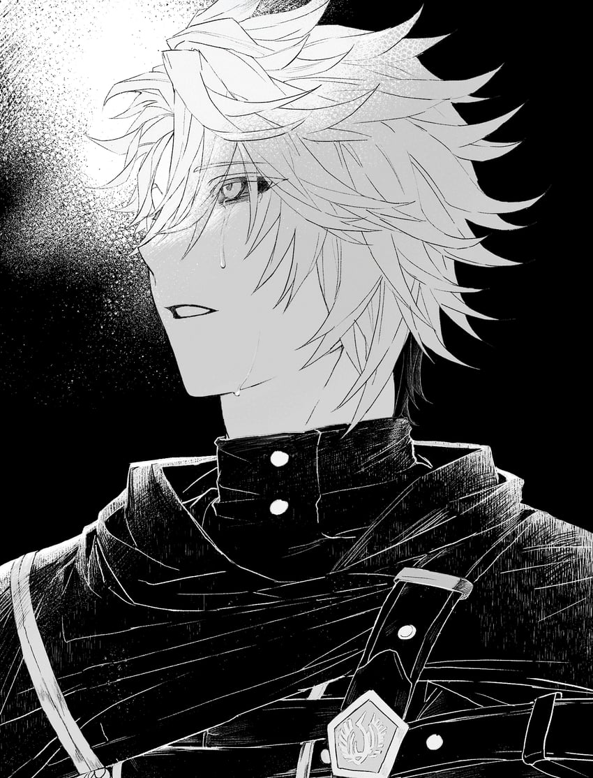 otori ojirou and q (tribe nine) drawn by lx9d2x