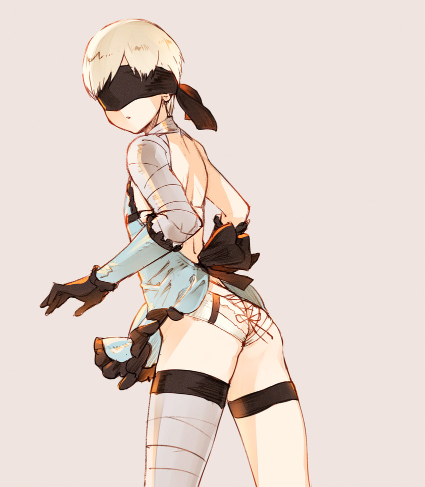9s and kaine (nier and 1 more) drawn by nemusuke
