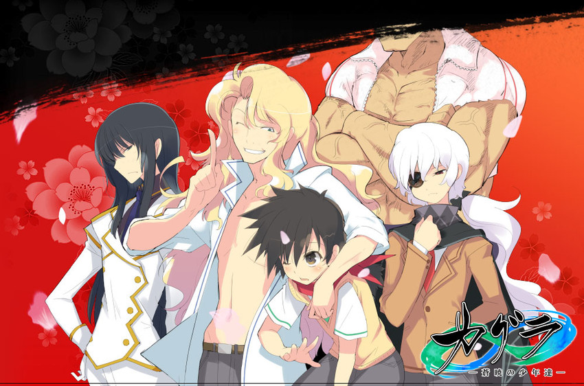 asuka, ikaruga, hibari, yagyu, and katsuragi (senran kagura and 1 more) drawn by yaegashi_nan