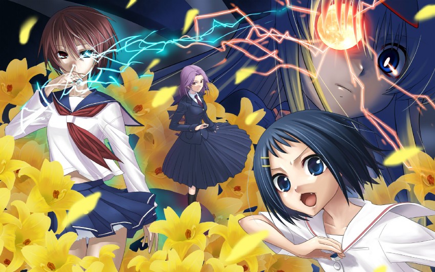 miyanaga saki, amae koromo, kajiki yumi, and ikeda kana (saki) drawn by yuu_(derodero)