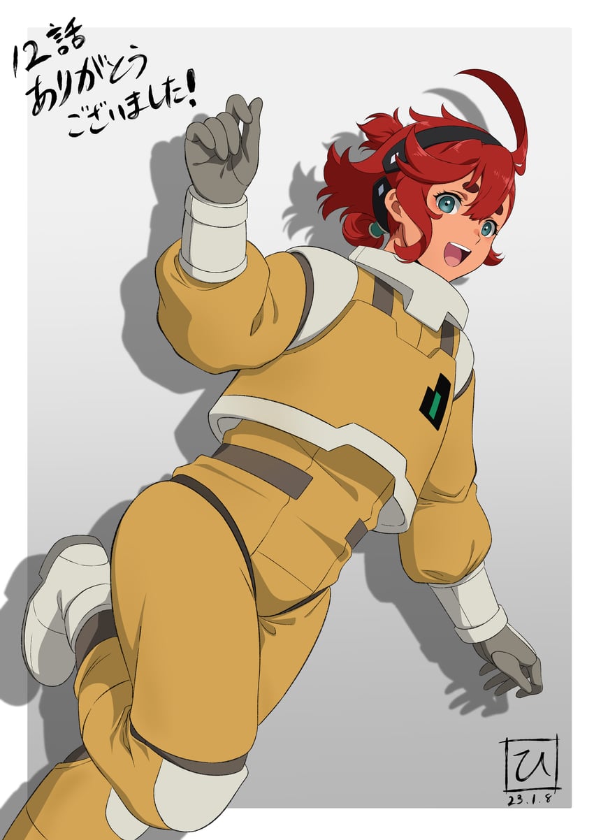 suletta mercury (gundam and 1 more) drawn by hiroki_(vvkagerouvvr2)