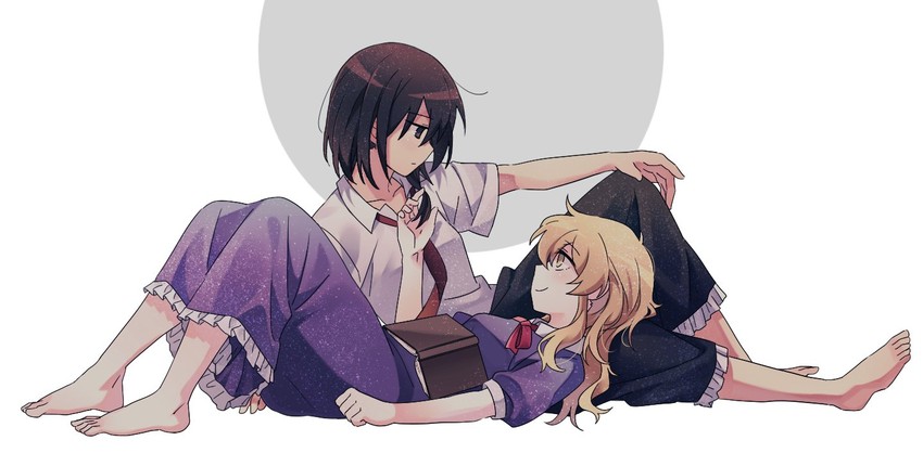 usami renko and maribel hearn (touhou) drawn by re_ghotion