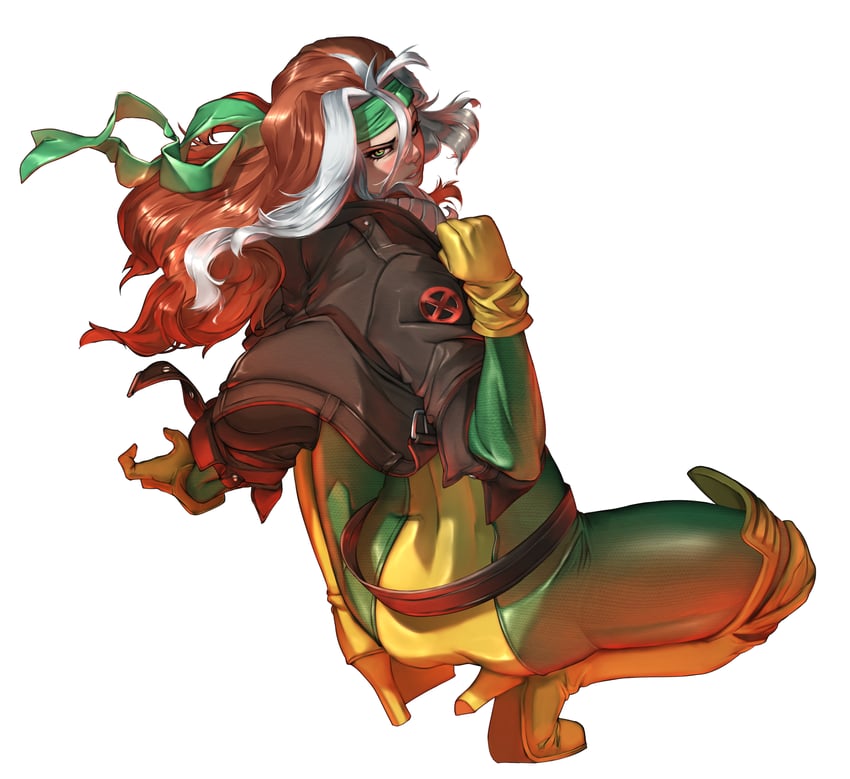 rogue (marvel and 1 more) drawn by teppu_tora