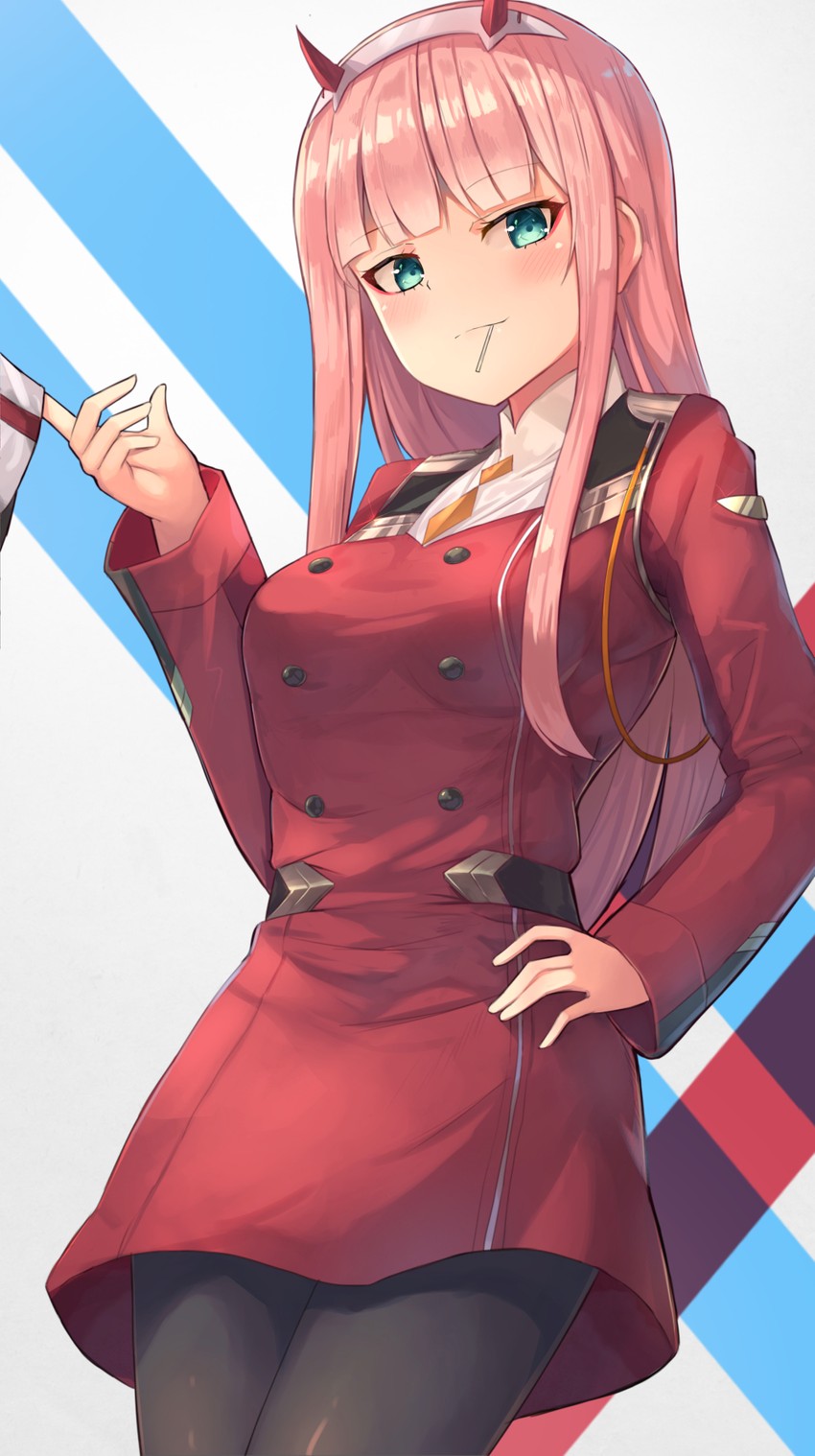 zero two (darling in the franxx) drawn by motokonut