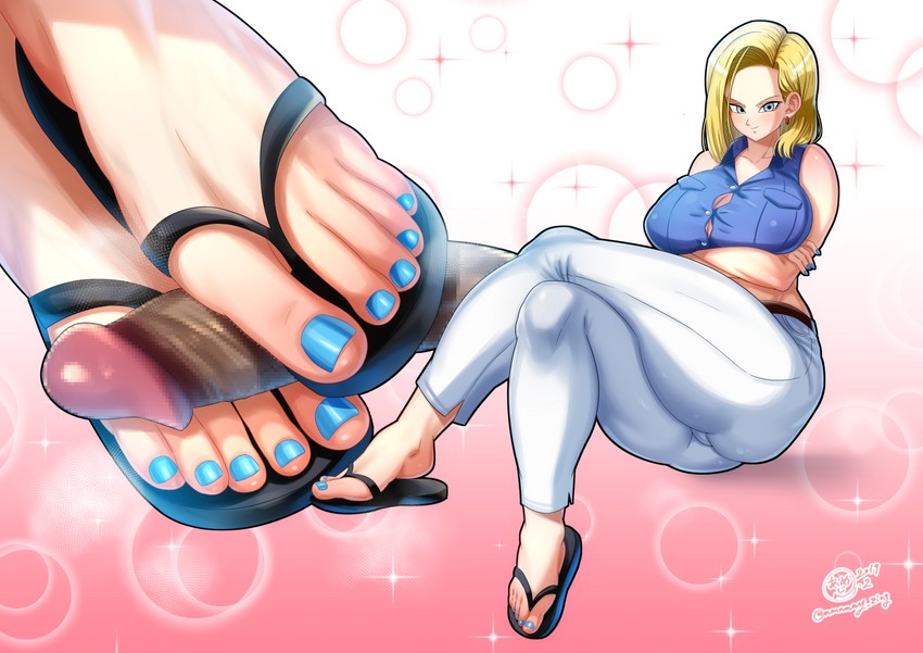 android 18 (dragon ball and 2 more) drawn by k.ty(amejin) Danbooru.