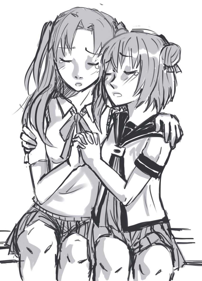 akaza akari and yumizuka satsuki (tsukihime and 1 more) drawn by aoi-tama