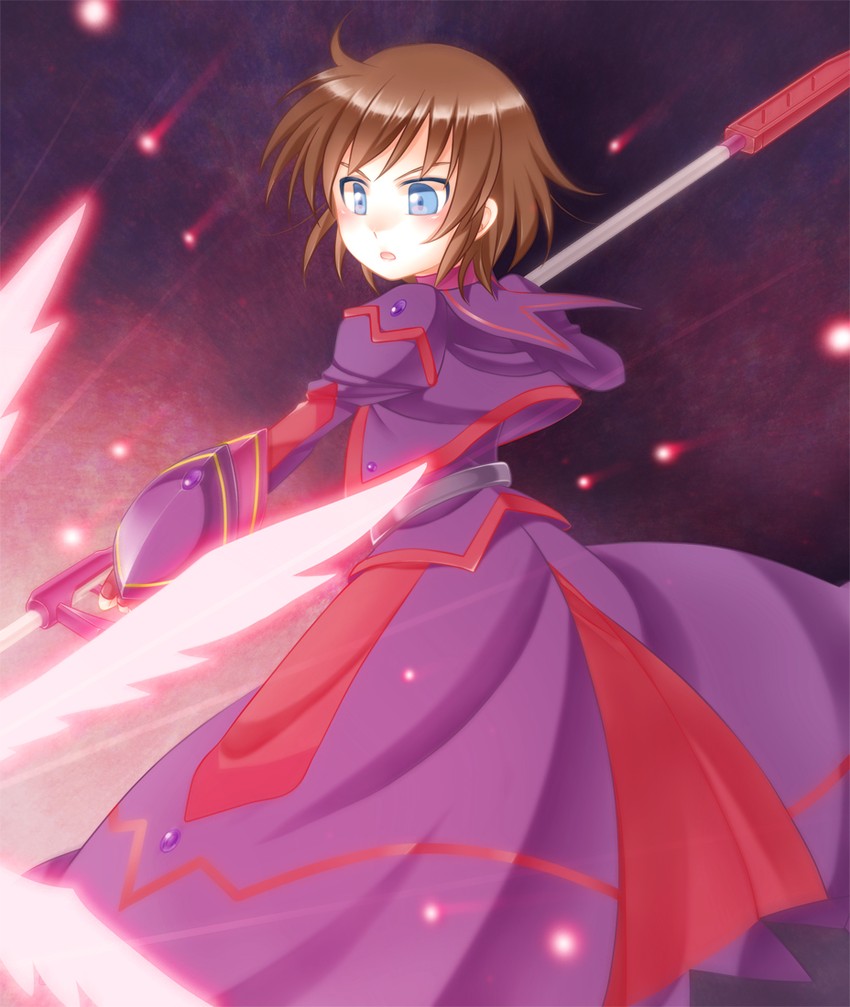 stern the destructor and luciferion (lyrical nanoha and 3 more) drawn by pucho