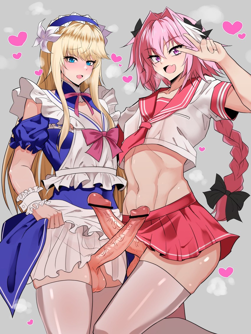 astolfo and chevalier d'eon (fate and 2 more) drawn by wtwinmkii2nd