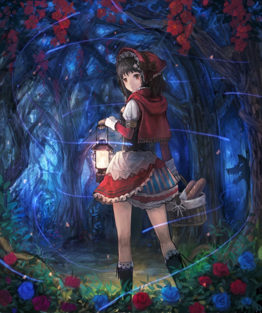 little red riding hood and big bad wolf (little red riding hood) drawn by matsumoto_mitsuaki