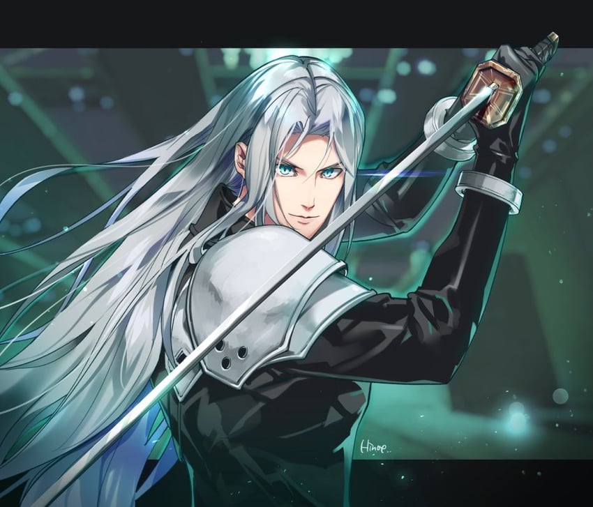 sephiroth (final fantasy and 2 more) drawn by hinoe_(dd_works)