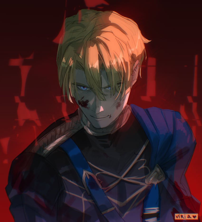 dimitri alexandre blaiddyd (fire emblem and 1 more) drawn by viria13
