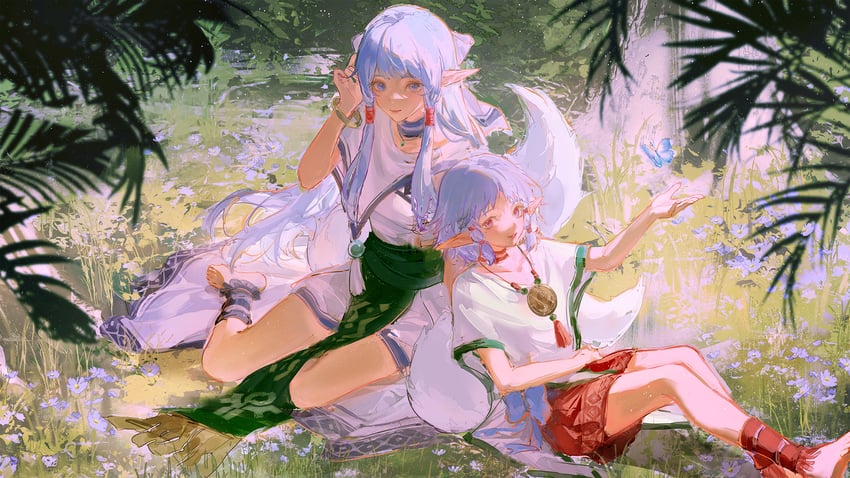 olha and isha (ys and 1 more) drawn by kei_(keiuu)