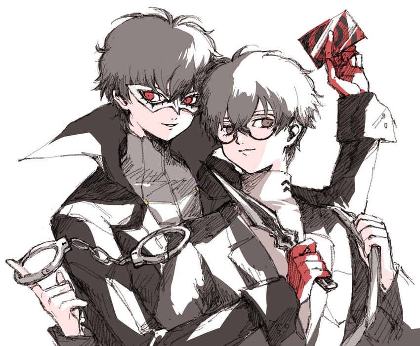 amamiya ren (persona and 1 more) drawn by saichuu_(more1208)