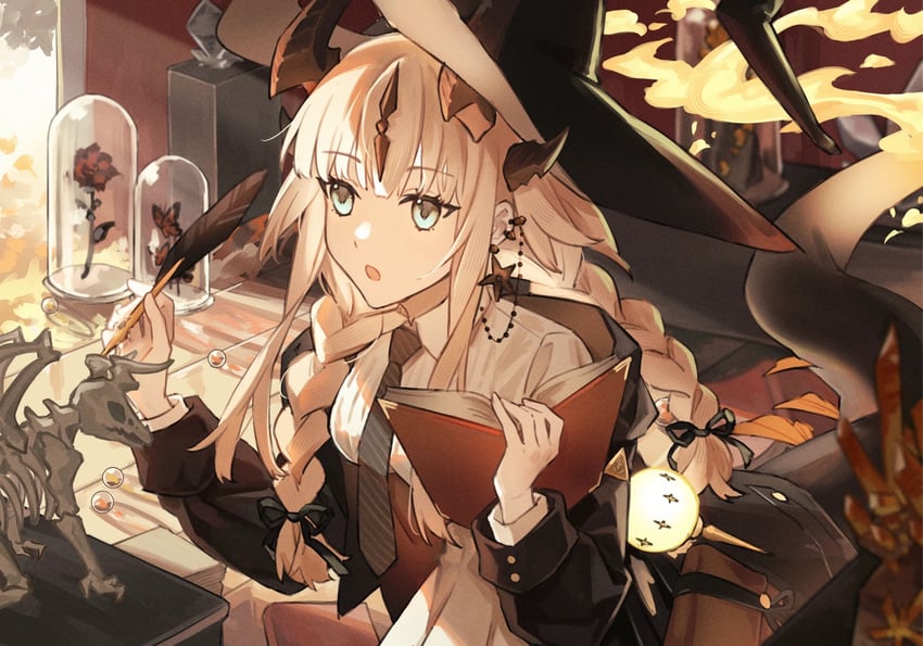 reed and reed the flame shadow (arknights) drawn by ayami_chan_0122