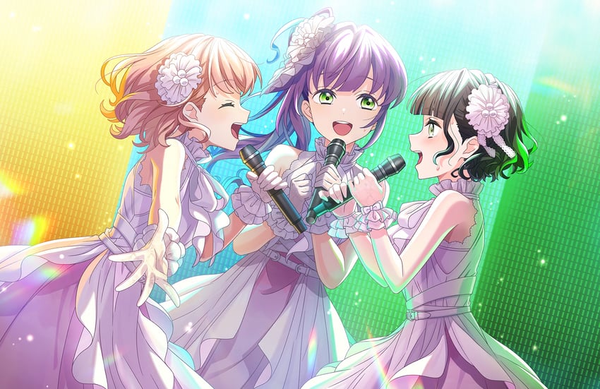 hinoshita kaho, otomune kozue, and momose ginko (love live! and 1 more)