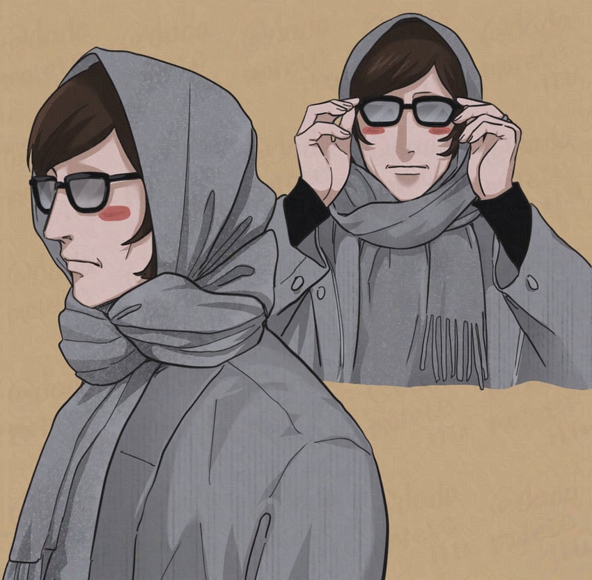luther von ivory (randal's friends) drawn by harunoseki0414