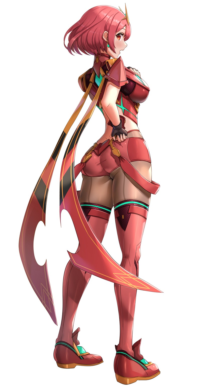 pyra (xenoblade chronicles and 2 more) drawn by gonzarez