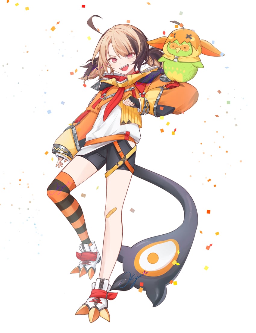 gigi murin and popo (hololive and 1 more) drawn by okyurita