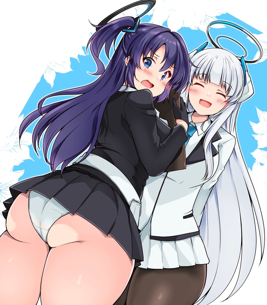 yuuka and noa (blue archive) drawn by kurokaze_no_sora