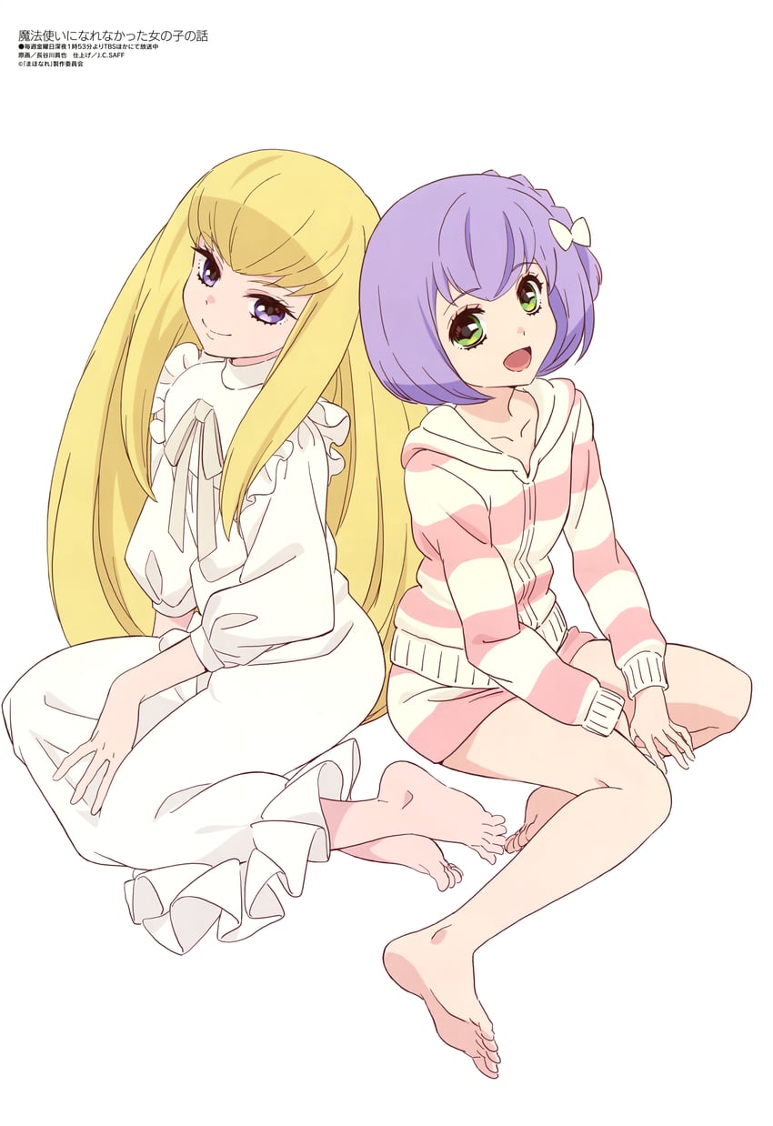 kurumi mirai and yuzu ehderu (megami magazine and 1 more) drawn by hasegawa_shin'ya