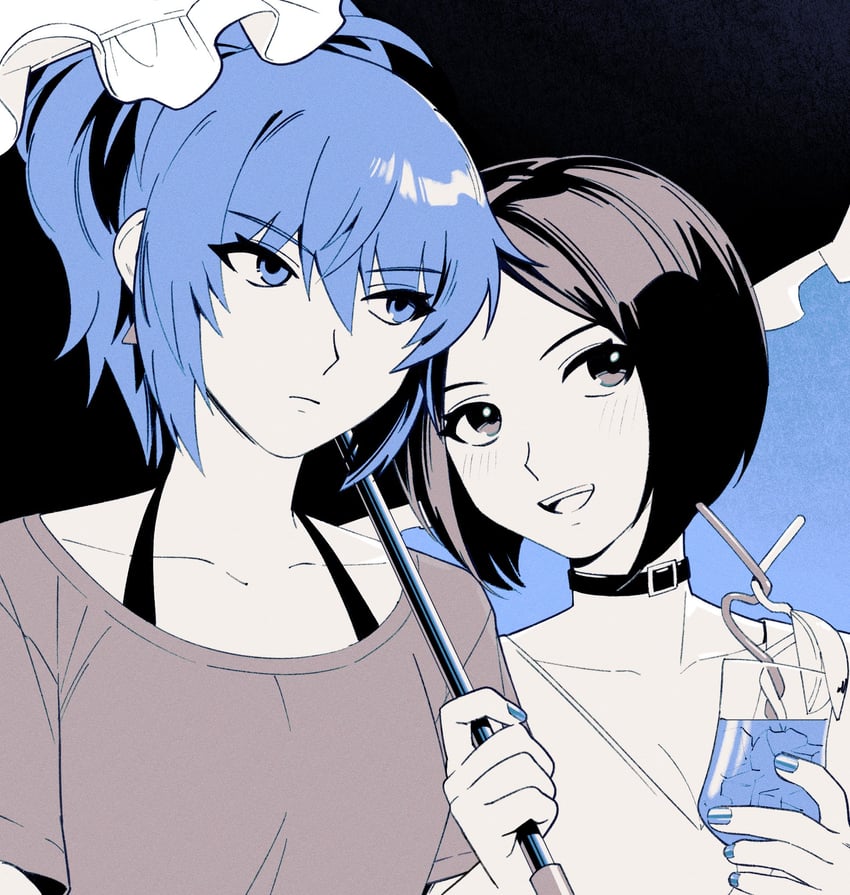 leona heidern and whip (the king of fighters) drawn by 00a3af_231