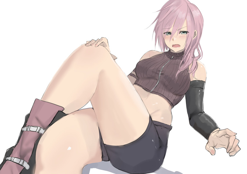 lightning farron (final fantasy and 1 more) drawn by misaki_nonaka