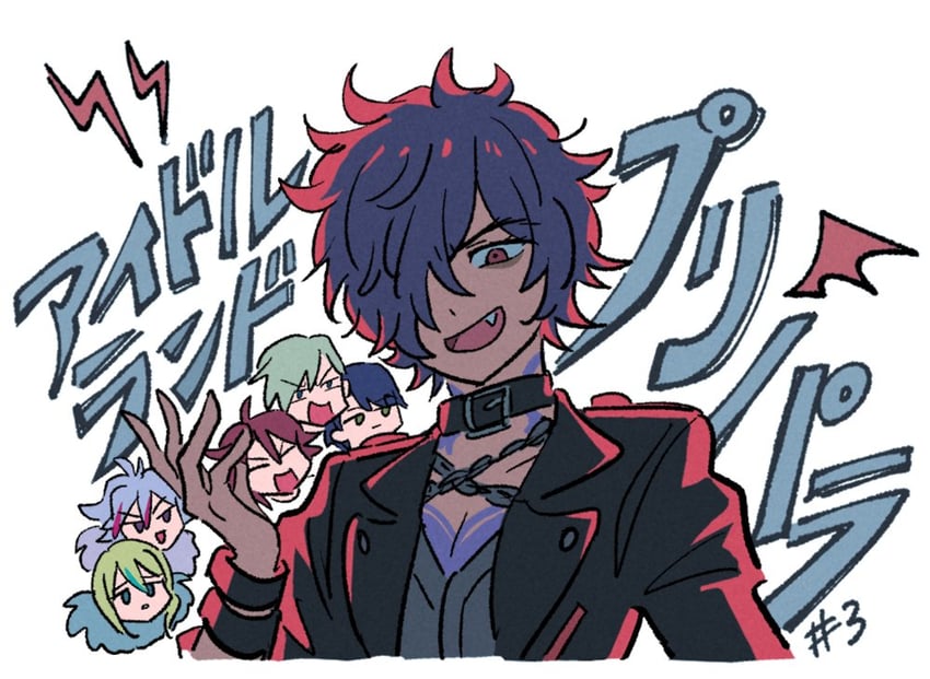 mario, yumekawa shogo, takase koyoi, mitaka asahi, ooedo shinya, and 1 more (pretty series and 3 more) drawn by rituyama1
