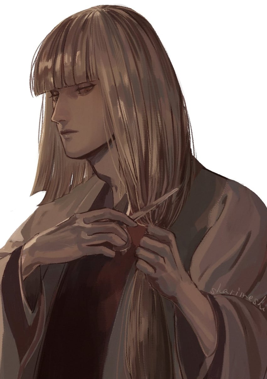 hirako shinji (bleach and 1 more) drawn by sharimeshi