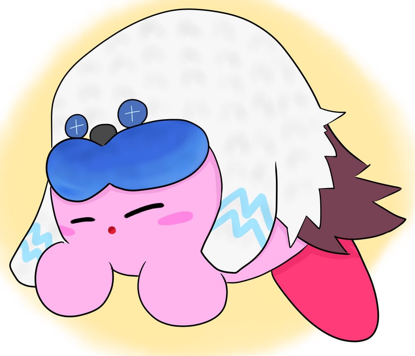 kirby, ice kirby, and frosty ice kirby (kirby and 1 more) drawn by tsurala