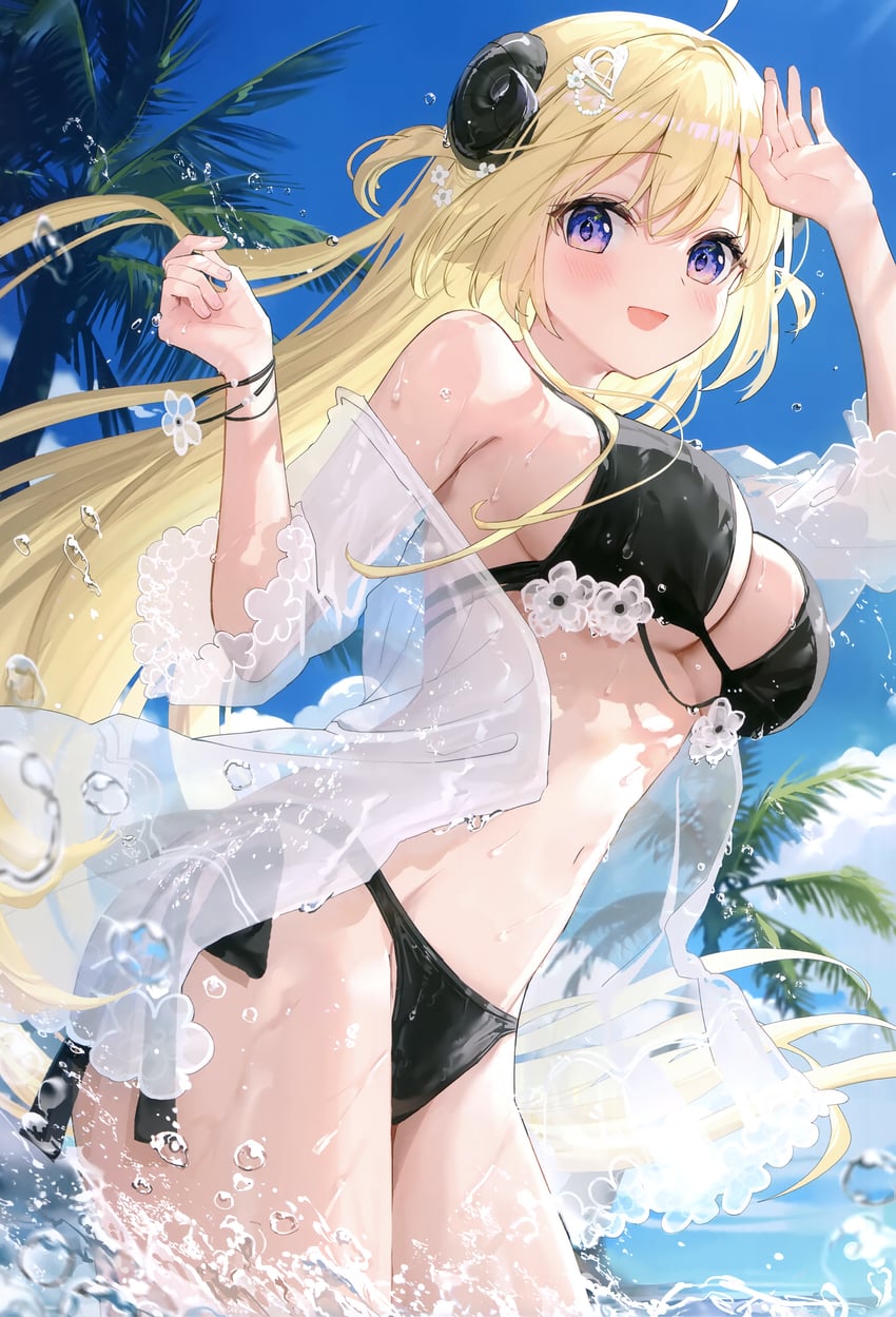 tsunomaki watame (hololive and 1 more) drawn by fuumi_(radial_engine)
