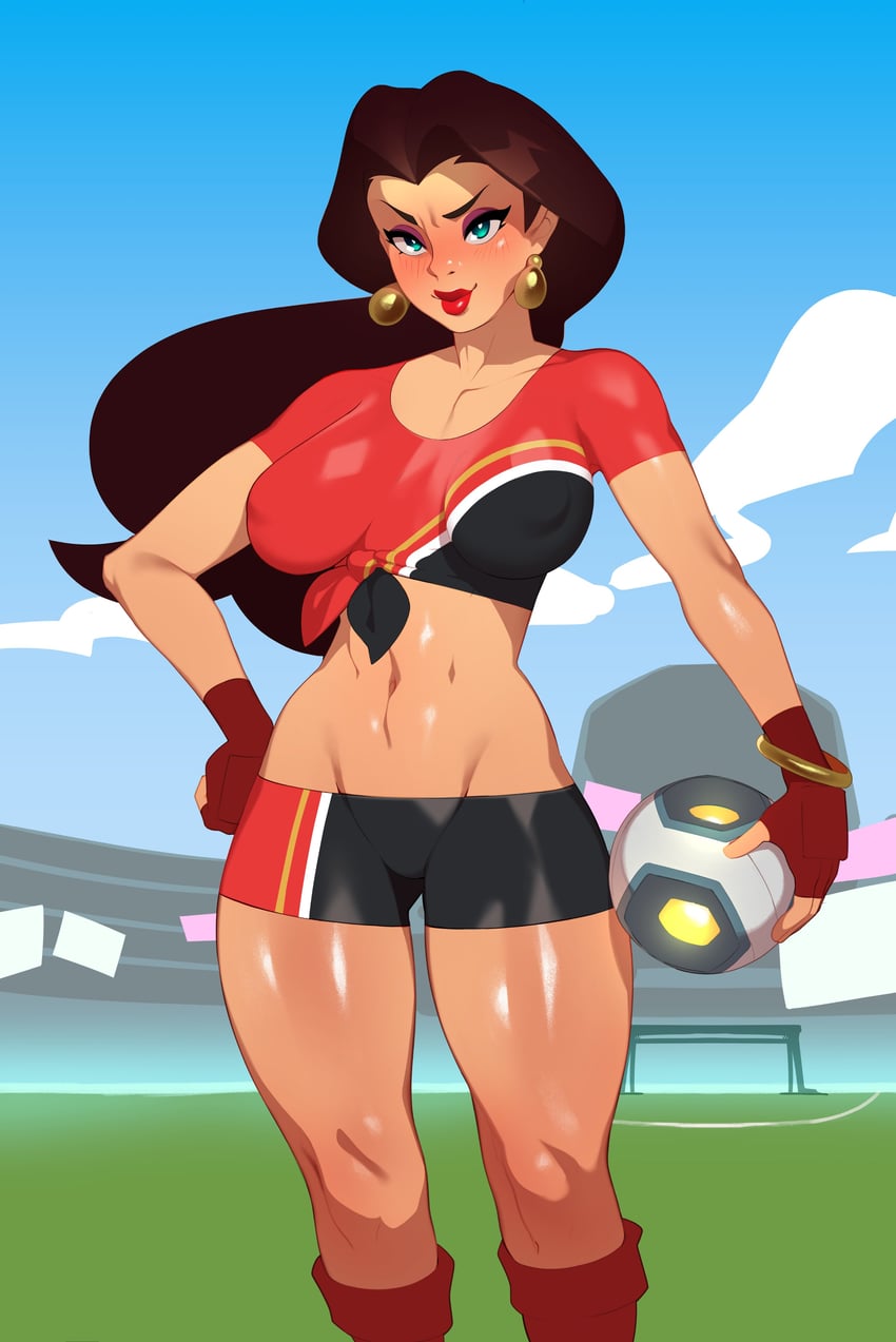 pauline and striker pauline (mario and 3 more) drawn by combos_&_doodles