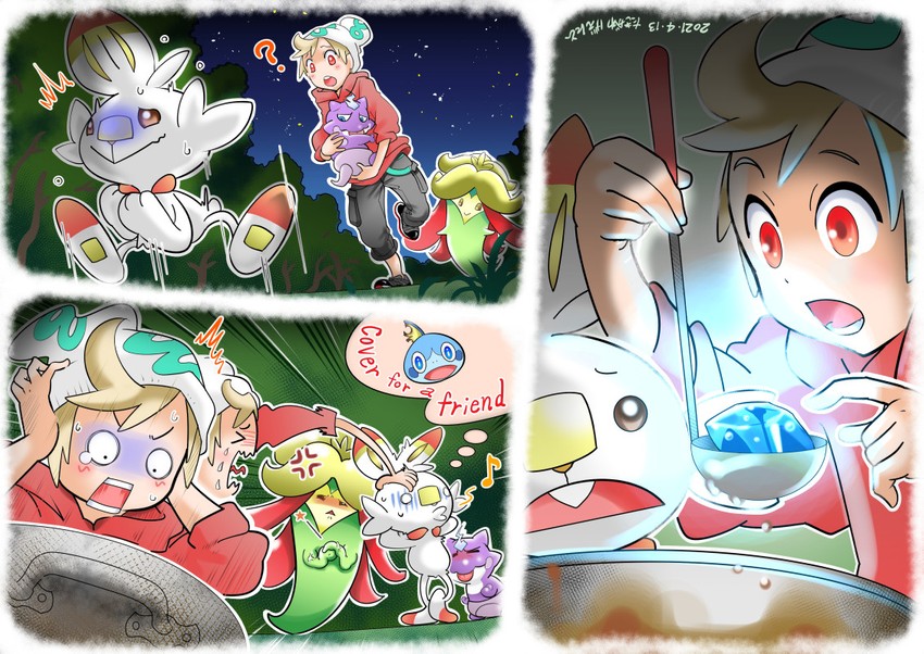 Scorbunny Sobble Victor Toxel And Gossifleur Pokemon And 2 More Drawn By Takigawa Geenito Danbooru
