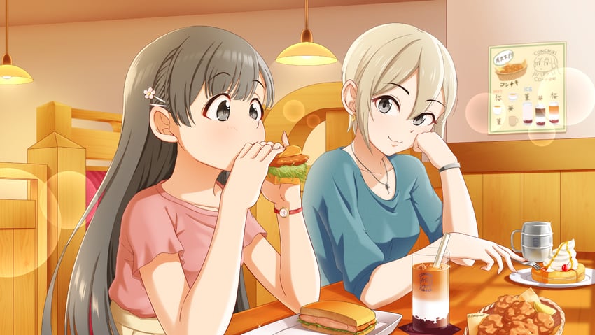 shiomi syuko and kobayakawa sae (idolmaster and 3 more) drawn by amagamip