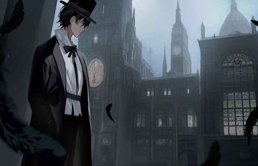 klein moretti (lord of the mysteries) drawn by dongzhan836