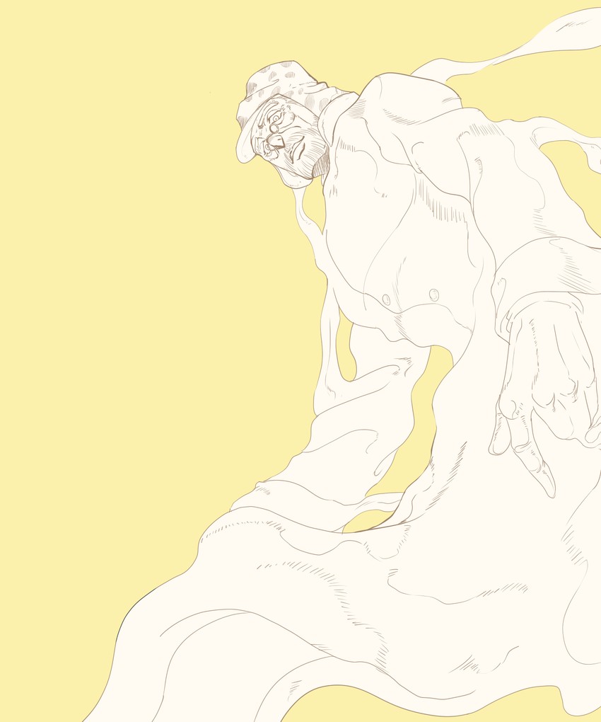 joseph joestar and ishizuka unshou (jojo no kimyou na bouken and 1 more) drawn by amiba_(nerdamiba)