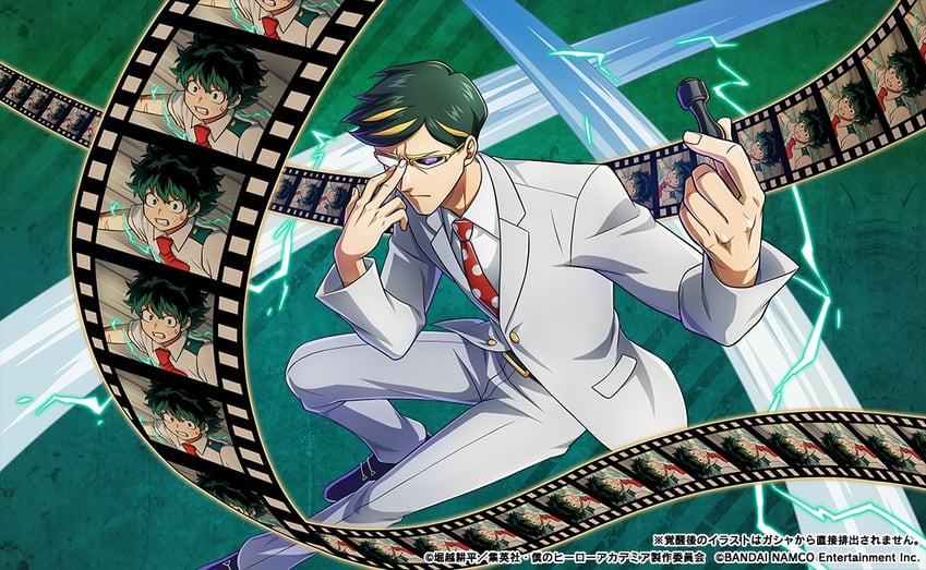 midoriya izuku and sir nighteye (boku no hero academia)