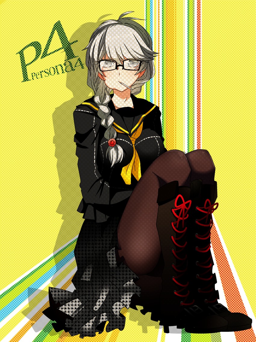 narukami yu (persona and 1 more) drawn by onoe_junki