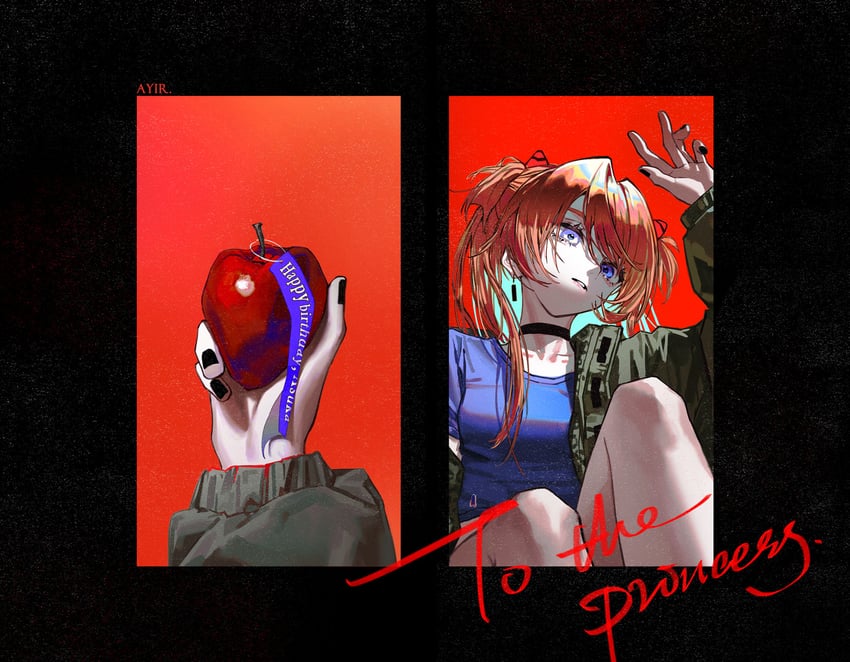 souryuu asuka langley (neon genesis evangelion) drawn by ange-yi