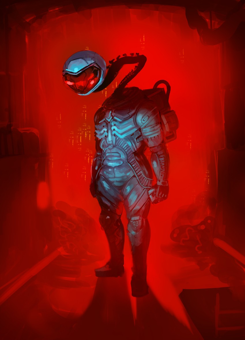 impostor and cyan (among us) drawn by snake_w