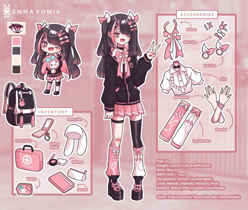 my melody and enma rumia (original and 2 more) drawn by enma_rumia