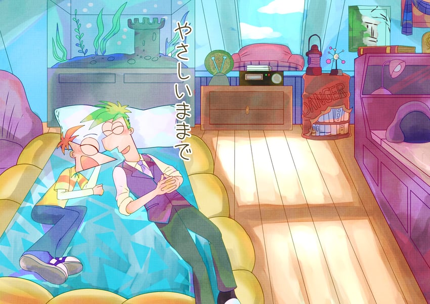 phineas flynn and ferb fletcher (phineas and ferb) drawn by ajaj21bd