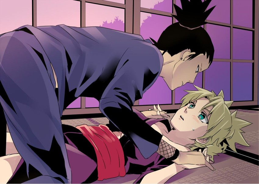 temari and nara shikamaru (naruto and 1 more) drawn by syaruro-to