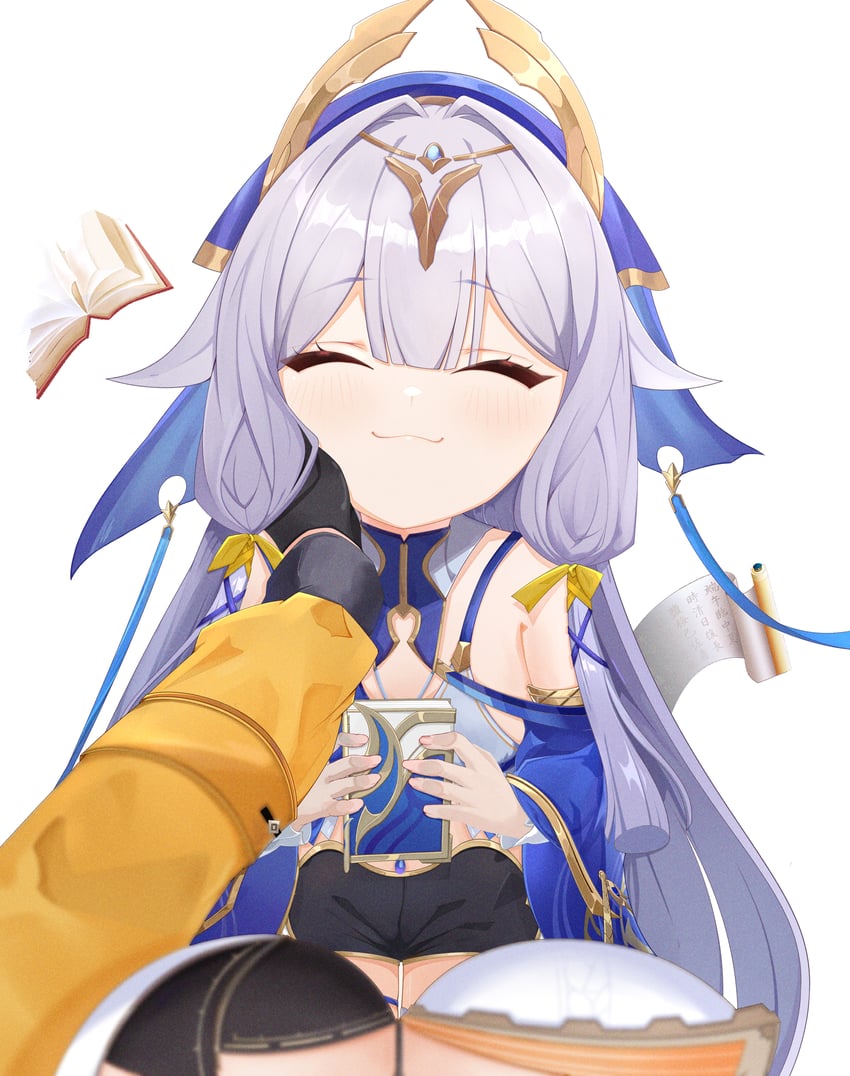 entropy, female dreamseeker, and serapeum (honkai and 1 more) drawn by kaerbin