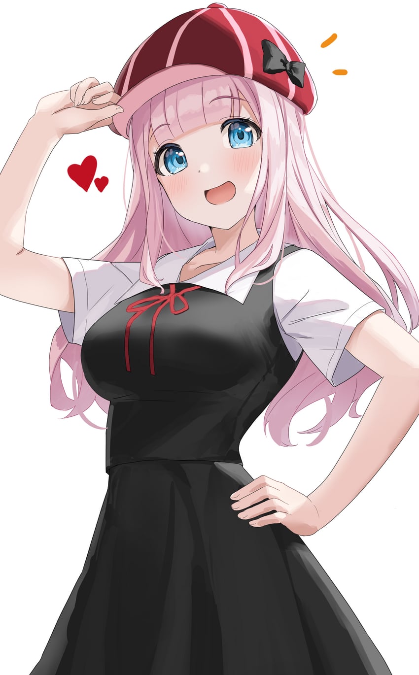 fujiwara chika (kaguya-sama wa kokurasetai ~tensai-tachi no renai zunousen~) drawn by naruse_u