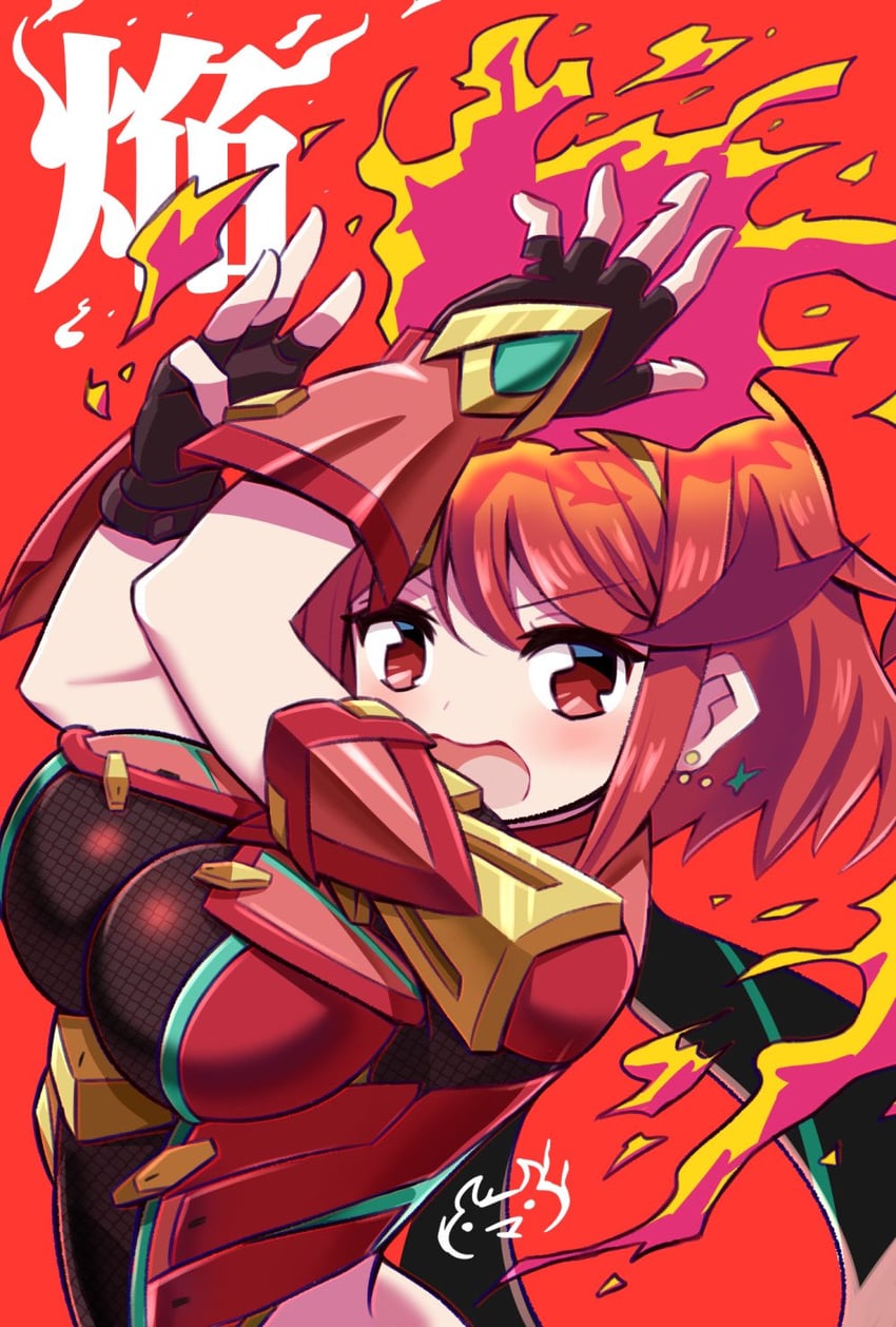 pyra (xenoblade chronicles and 1 more) drawn by ma2acworks