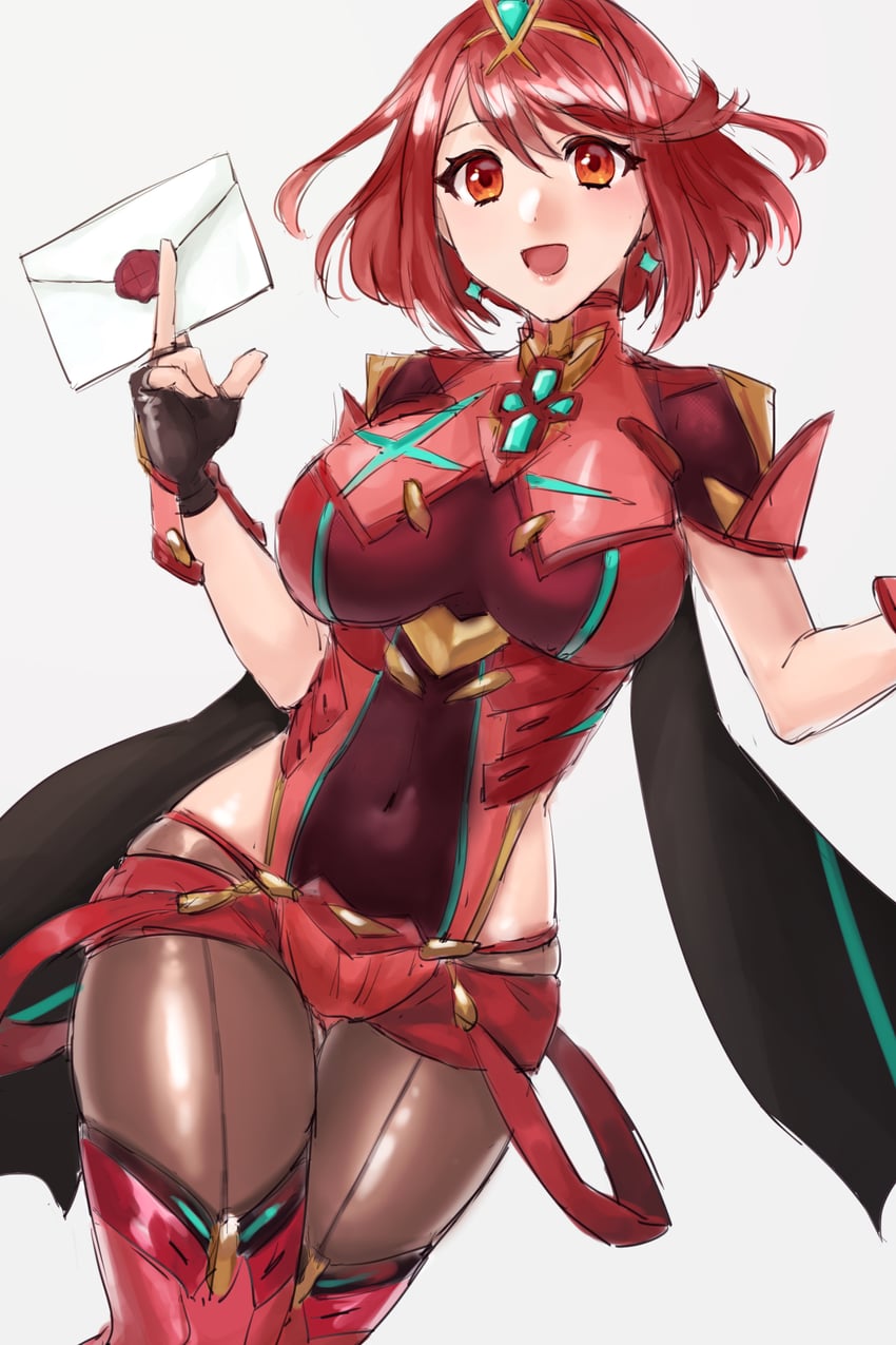 pyra (xenoblade chronicles and 2 more) drawn by hazuki_(nyorosuke)