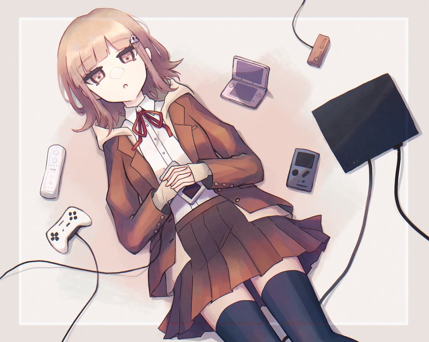 nanami chiaki (danganronpa and 2 more) drawn by inase_(inasenanaki)
