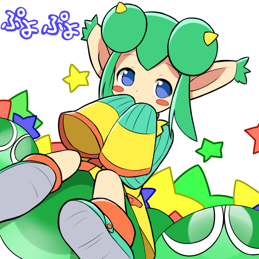 puyo and lidelle (puyopuyo and 1 more) drawn by makuran